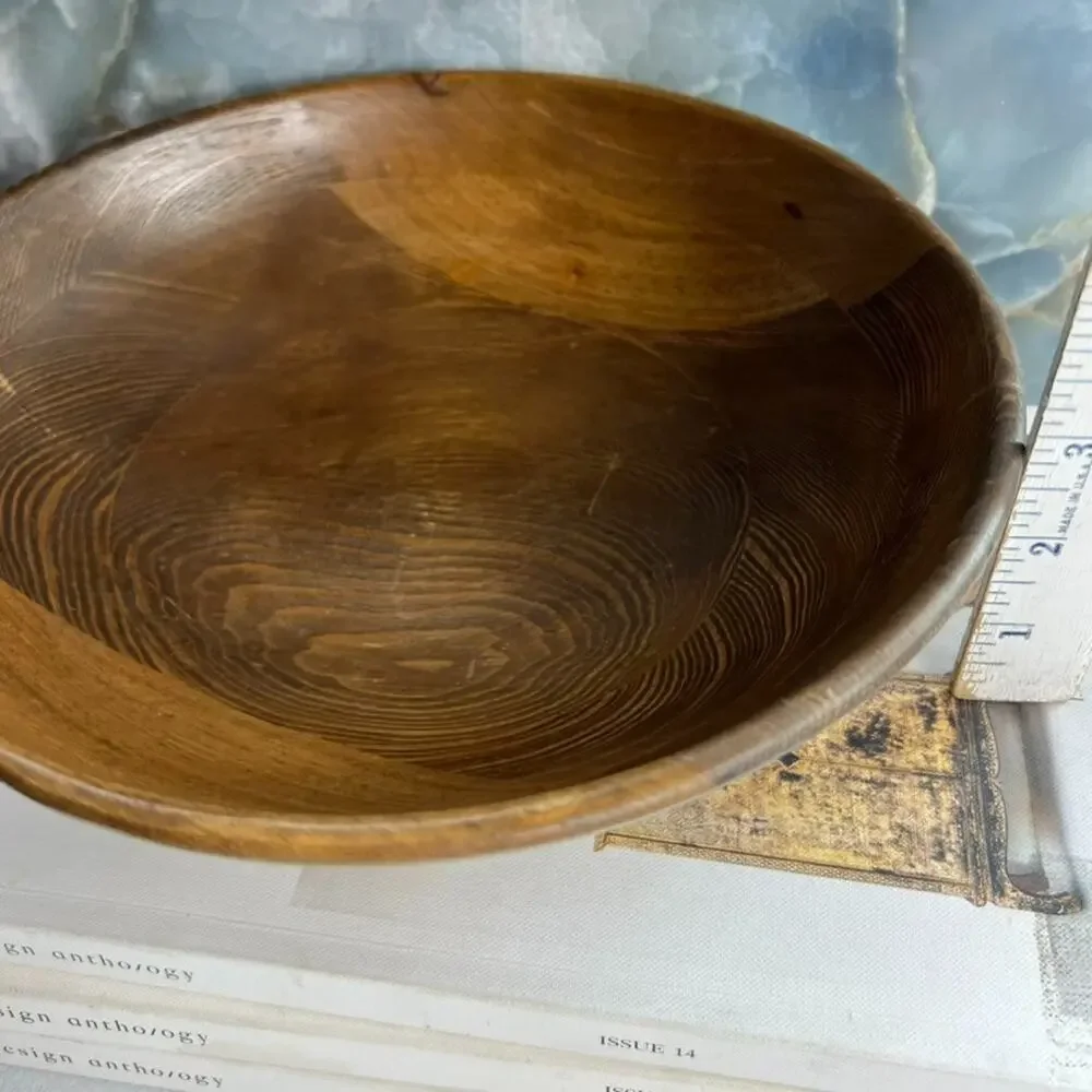 Hand Carved Salad Bowl 10